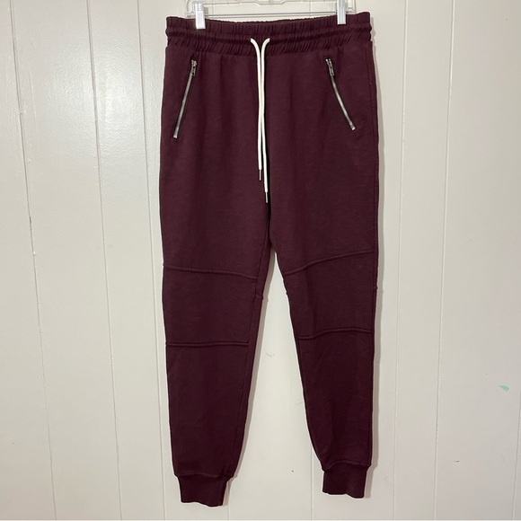 Joes Jeans Joggers Mens  Burgundy Size L NWT - Picture 1 of 12